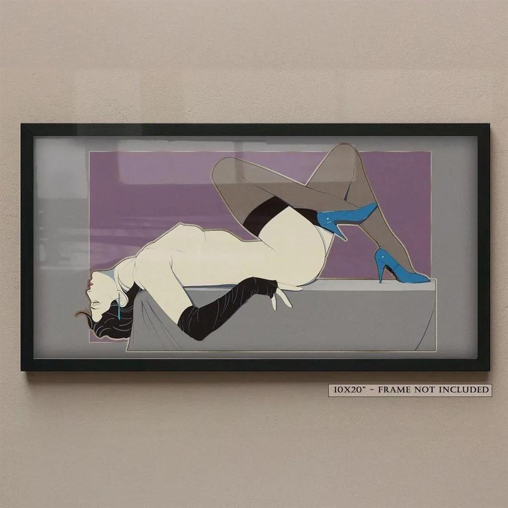 Patrick Nagel Erotische Playboy Art Print Poster III, Ophalen of Verzenden