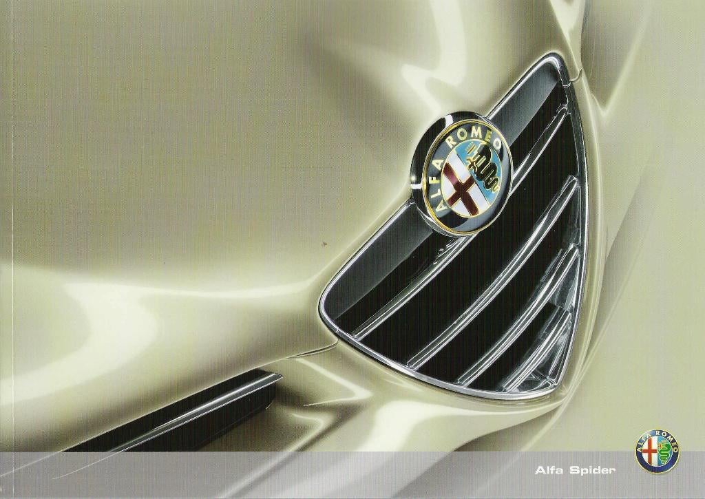 Alfa Romeo Spider folder, Ophalen of Verzenden, Zo goed als nieuw, Alfa Romeo