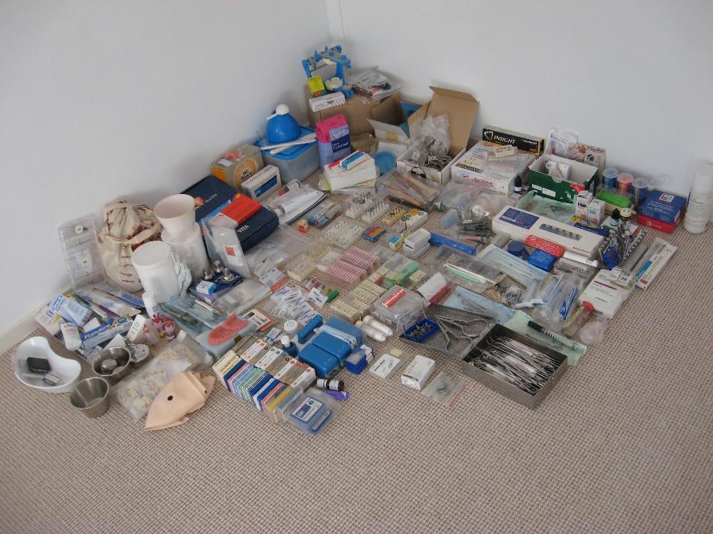 Partij tandarts materialen en instrumenten - tandheelkunde, Ophalen of Verzenden, Nieuw