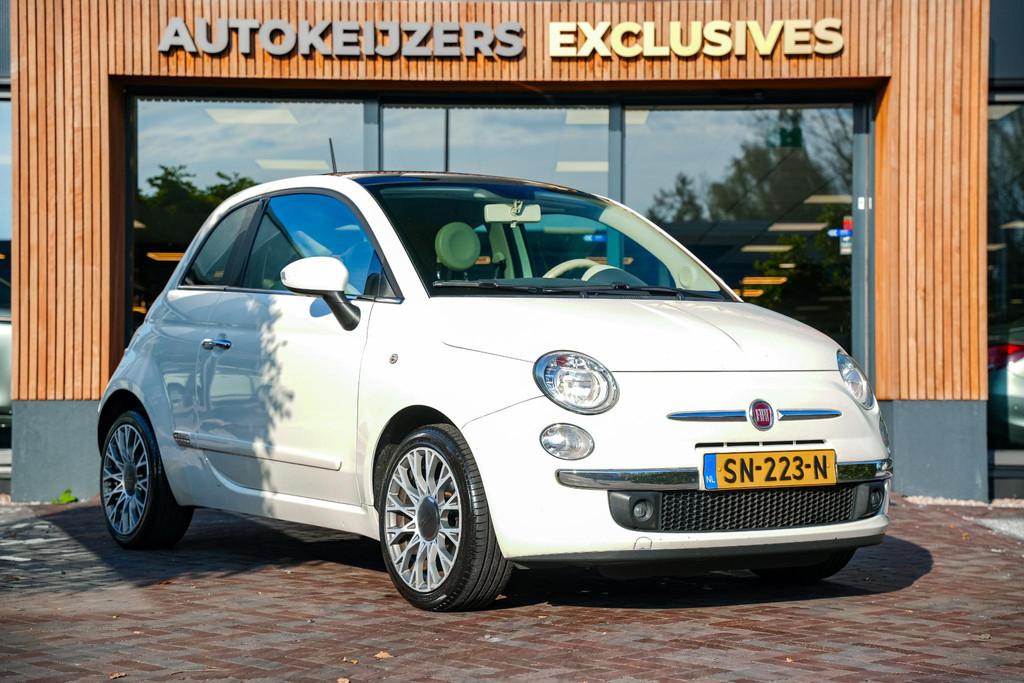 Fiat 500 1.2 Lounge Panoramadak Climate Control, Voorwielaandrijving, Electronic Stability Program (ESP), Stof, Gebruikt