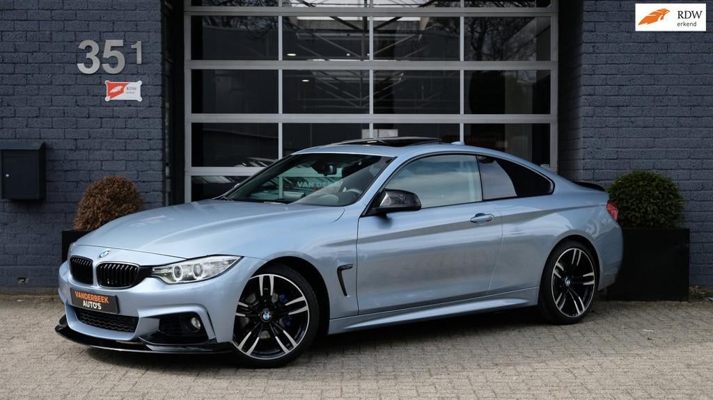 BMW 4-serie Coupé 428i 245PK M-Sport M Performance Schuifda, Automaat, Euro 5, Gebruikt, Zwart