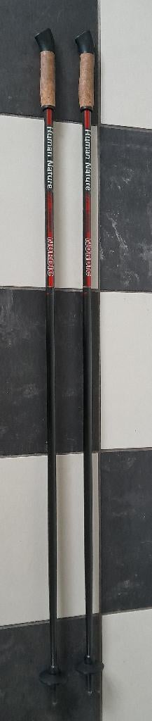 Nordic Walk stokken Carbon Cork 120 cm lang Human Nature, Ophalen, Gebruikt