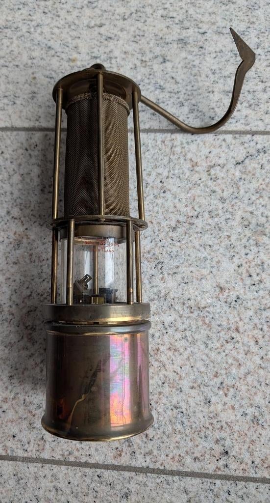 Mijnlamp origineel, Antiek en Kunst, Ophalen of Verzenden