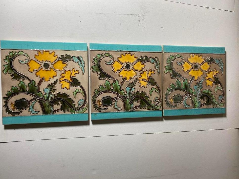 Hamilton art nouveau tegels, Antiek en Kunst, Ophalen of Verzenden