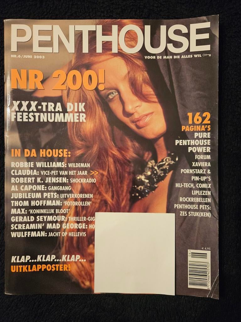 Penthouse Magazine Nr. 6/Juni 2003 - Nr. 200! Extra dik!, Ophalen of Verzenden, Gelezen, Overige typen