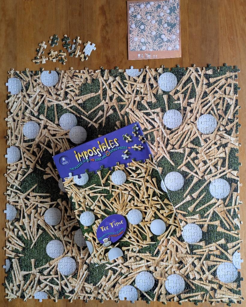 Puzzel Impossibles, Tee time, 750 stukjes, Hobby en Vrije tijd, Denksport en Puzzels, Ophalen of Verzenden, 500 t/m 1500 stukjes