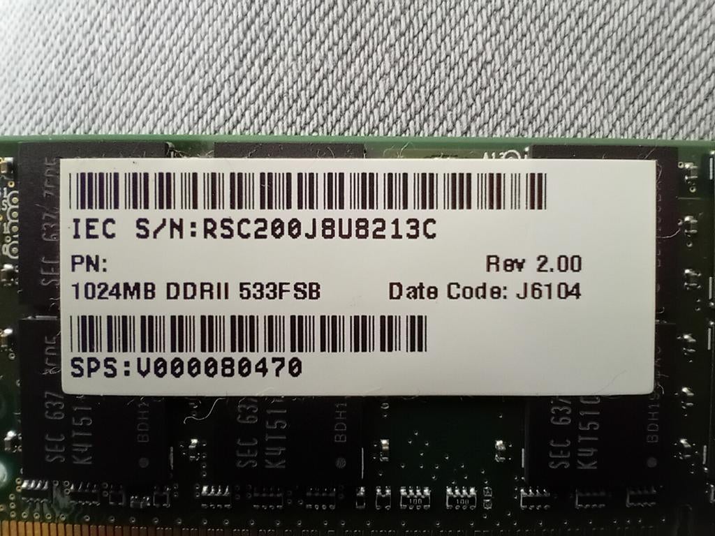 2x Samsung 4GB DDR3 laptop geheugen (M471B5273BH1), Computers en Software, RAM geheugen, Ophalen of Verzenden, Zo goed als nieuw