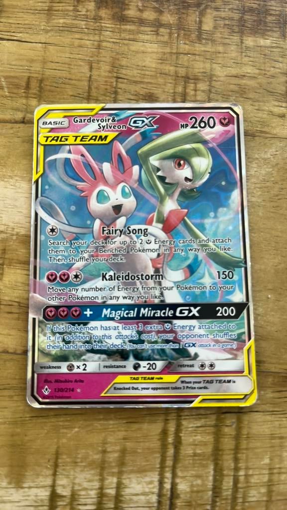 Pokemon kaart Gardevoir en sylveon te koop, Ophalen, Zo goed als nieuw, Losse kaart