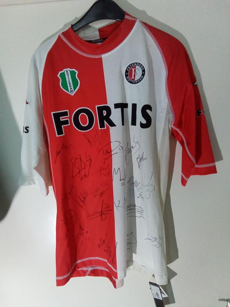 Gesigneerd Feyenoord Shirt, Maat XL, Ophalen, Zo goed als nieuw, Shirt