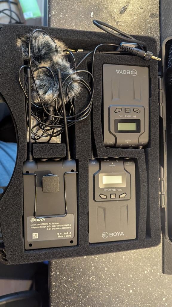 Boya Draadloze Microfoon Set - Topkwaliteit, Ophalen, Nieuw, Audio