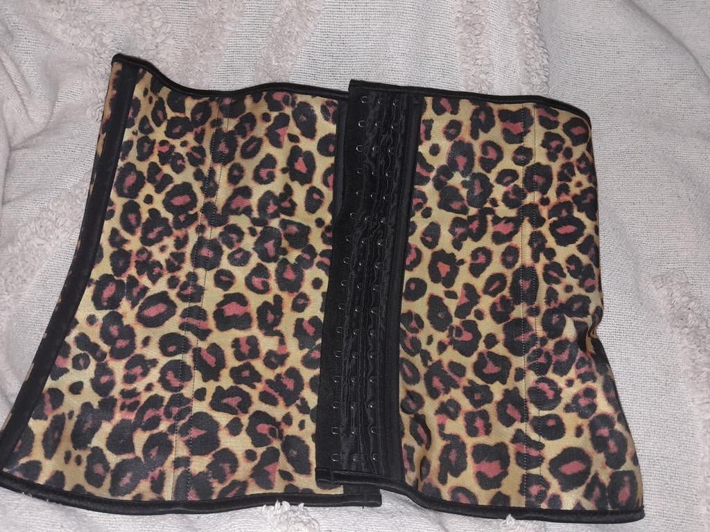 Luipaardprint Waist Trainer - Maat l, Ophalen of Verzenden, Zo goed als nieuw, Bruin, Dame
