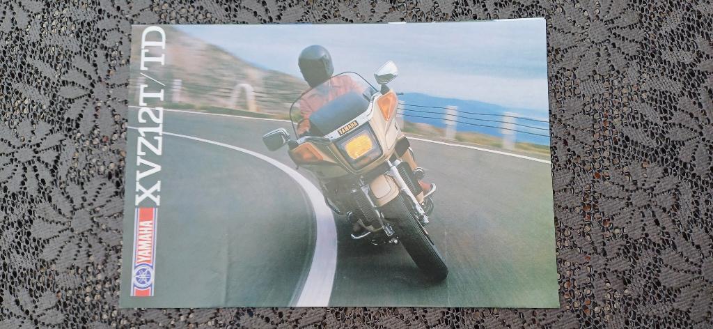 Originele folder Yamaha XVZ 12 T-TD 1984-1985, Ophalen of Verzenden, Yamaha