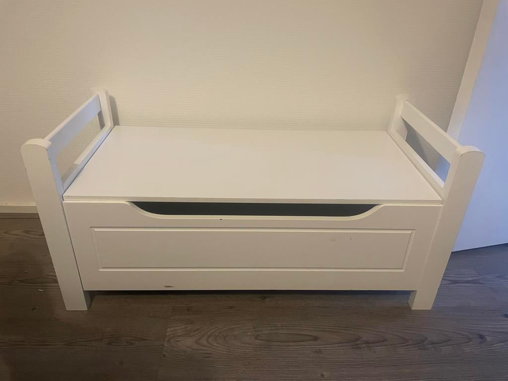 Witte klepbank voor kinderkamer, Ophalen, Gebruikt, Overige typen