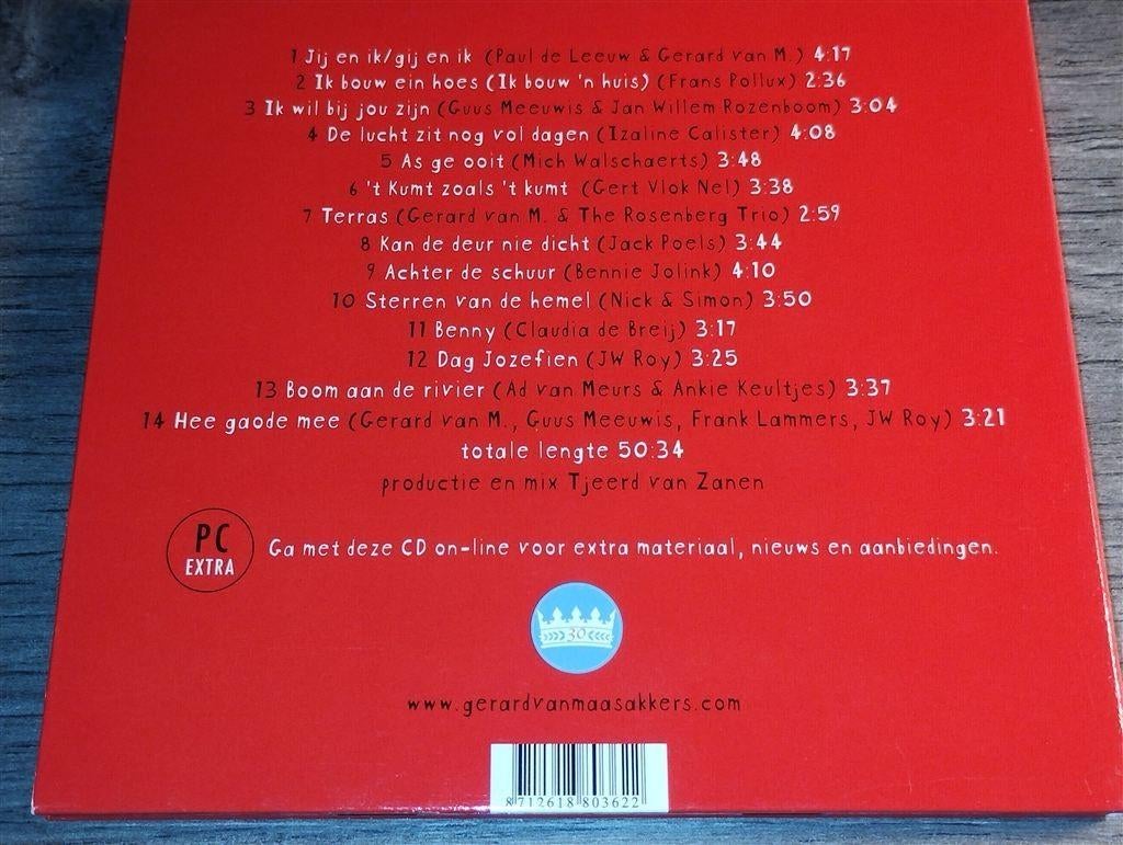 Gerard Van Maasakkers - Anders [Digipack], Cd's en Dvd's, Ophalen of Verzenden, Zo goed als nieuw, Levenslied of Smartlap