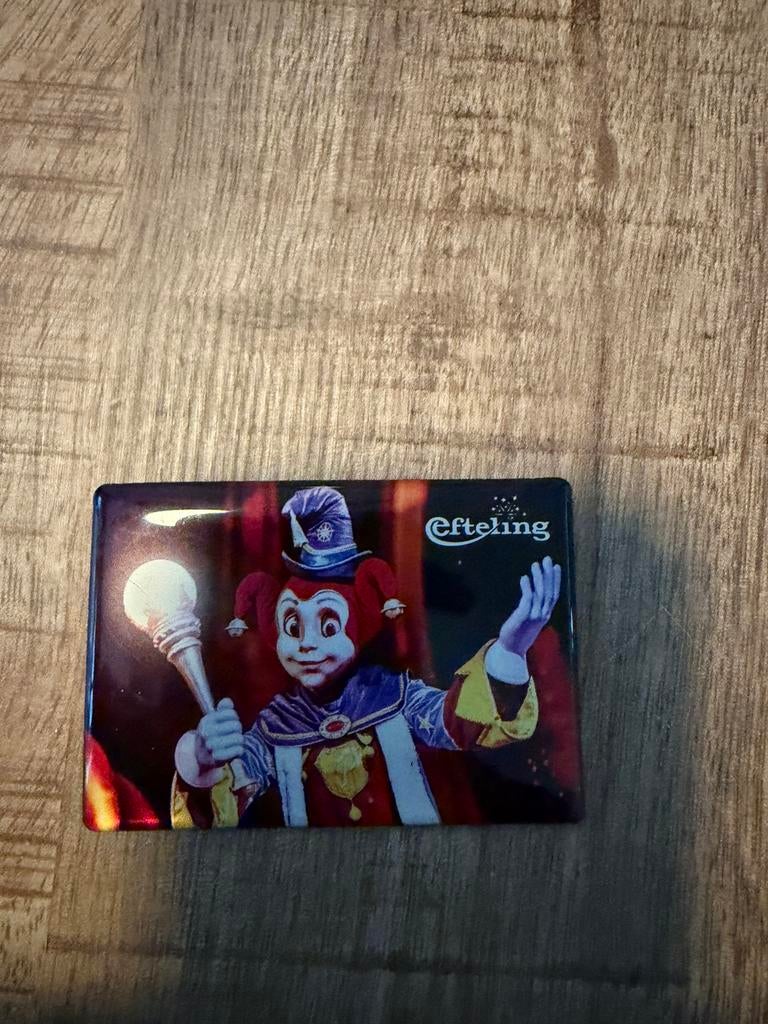 Efteling magneet, Verzamelen, Efteling, Ophalen, Zo goed als nieuw, Button of Speldje