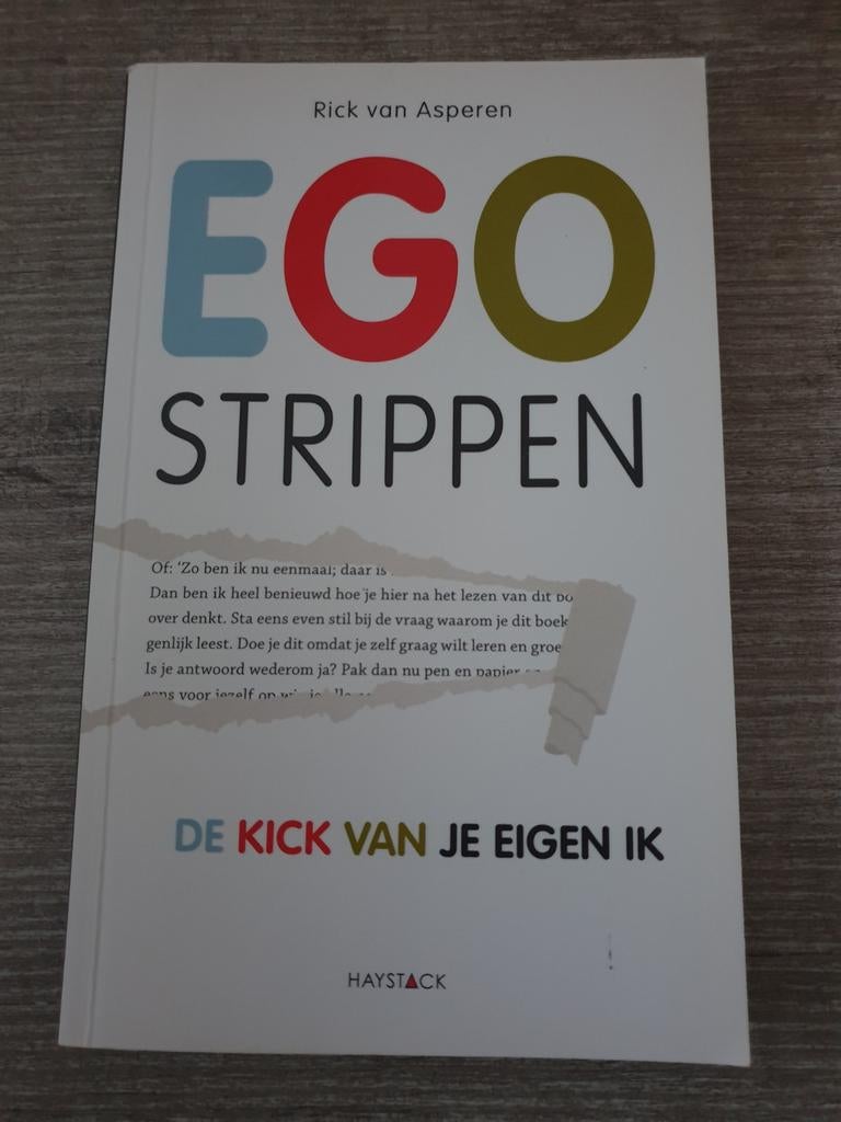 Ego Strippen - Rick van Asperen, Boeken, Ophalen of Verzenden, Gelezen, Rick van Asperen