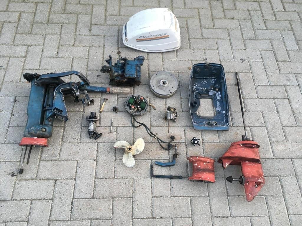 Evinrude Johnson 5 en 6 pk 2 takt buitenboordmotor onderdele, Watersport en Boten, Ophalen of Verzenden, Gebruikt, Motor en Techniek