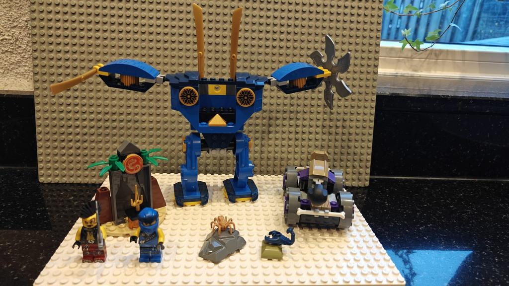 Lego Ninjago Jay's Electro Mech 71740, Ophalen of Verzenden, Gebruikt, Complete set, Lego