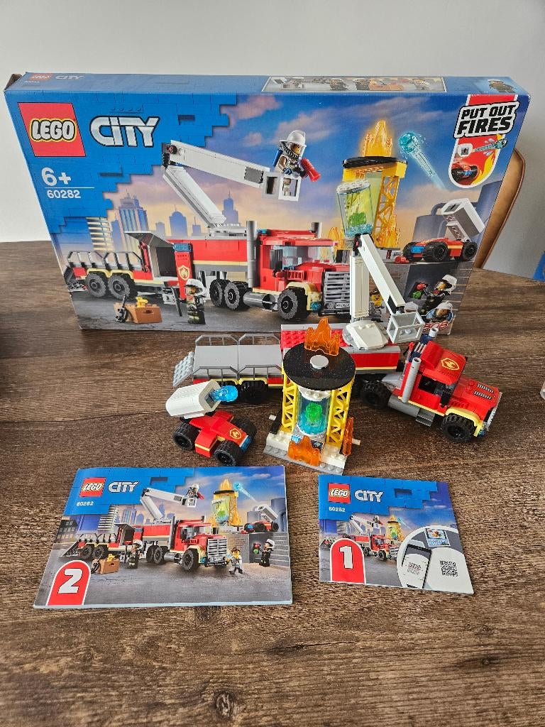 Lego 60282 brandweer, Ophalen of Verzenden, Zo goed als nieuw, Complete set, Lego