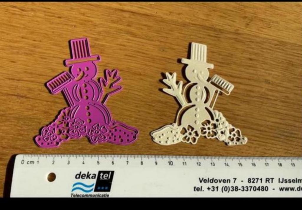 Snijmal sneeuwpop van Joy 288, Ophalen of Verzenden, Zo goed als nieuw, Kerst, Pons of Mal