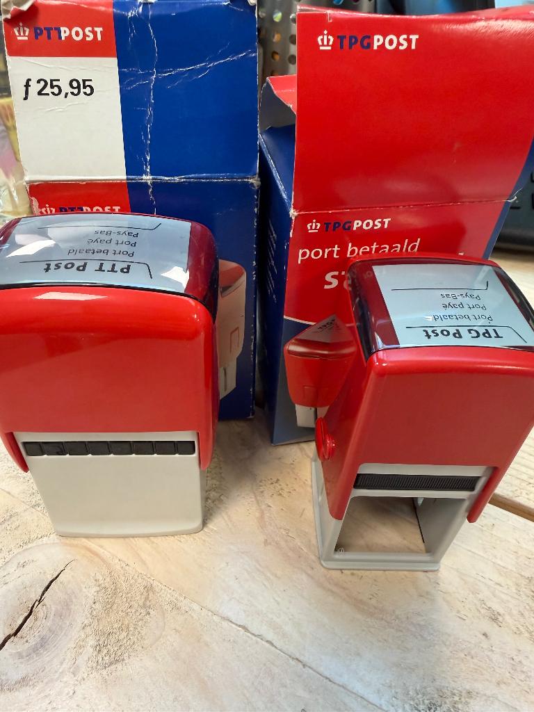 PTT post en TGP post stempel, Ophalen of Verzenden, Nederland
