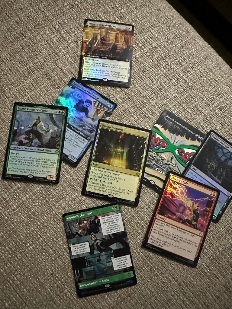 Magic: The Gathering - Spider-Man Kaarten, Verzenden, Zo goed als nieuw, Losse kaart, Foil