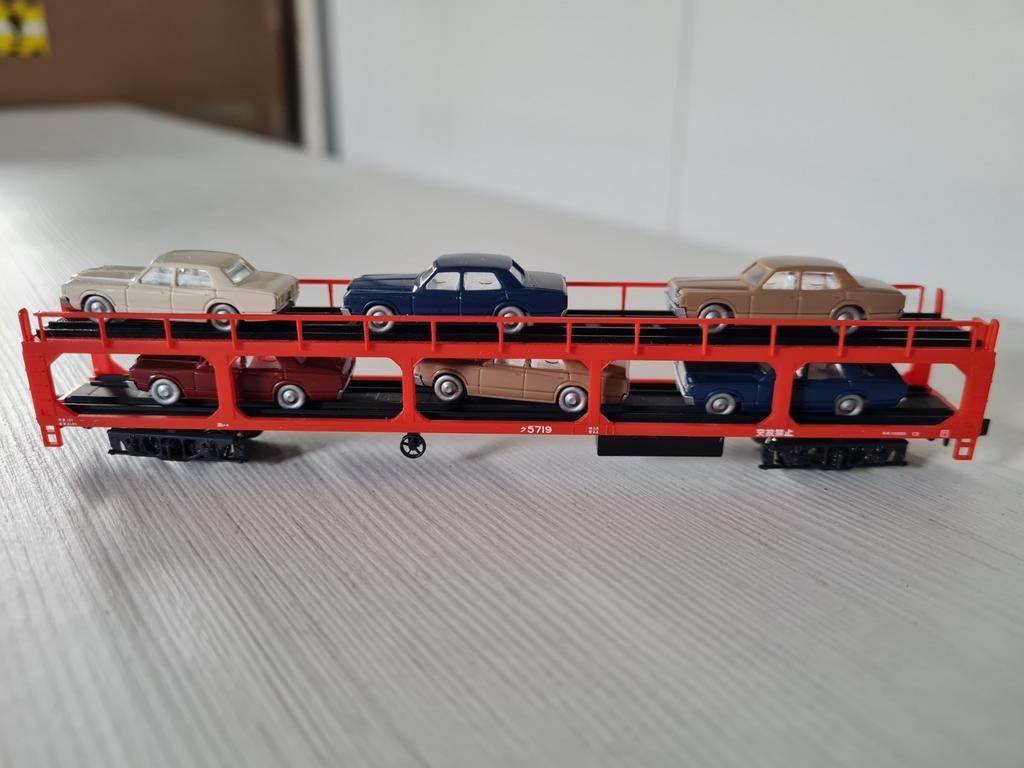 Fraaie Kato N-spoor autowagon 8018-2 (nieuw), Ophalen of Verzenden, Nieuw, Wagon
