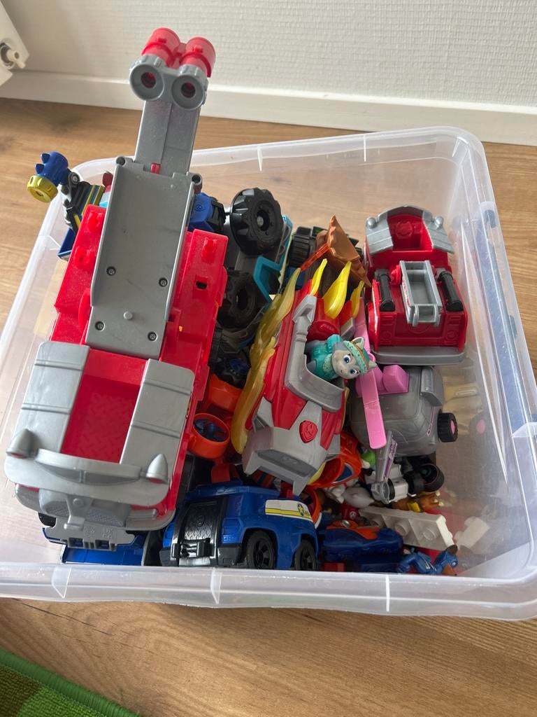 Grote Paw Patrol Speelgoed Bak, Ophalen, Gebruikt, Jongen of Meisje