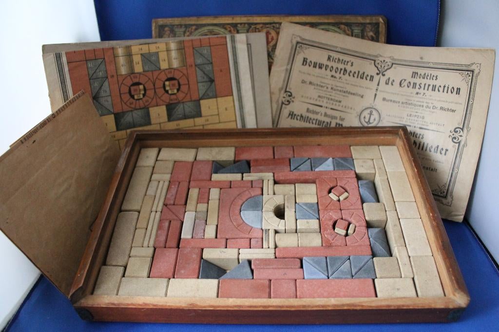 8 ANKER Stenen Bouwdozen / Richter’s ANKER Steinbaukasten, Ophalen of Verzenden