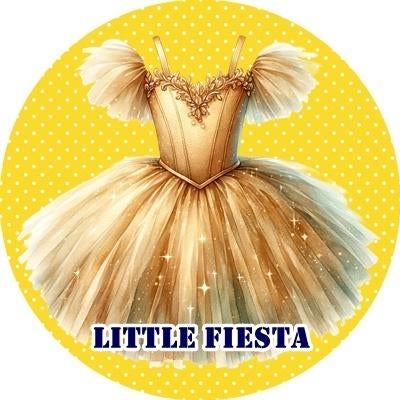 L403 luxe icing jurk 20cm eetbare taart plaat print, Ophalen of Verzenden, Nieuw, Taarten, Versiering