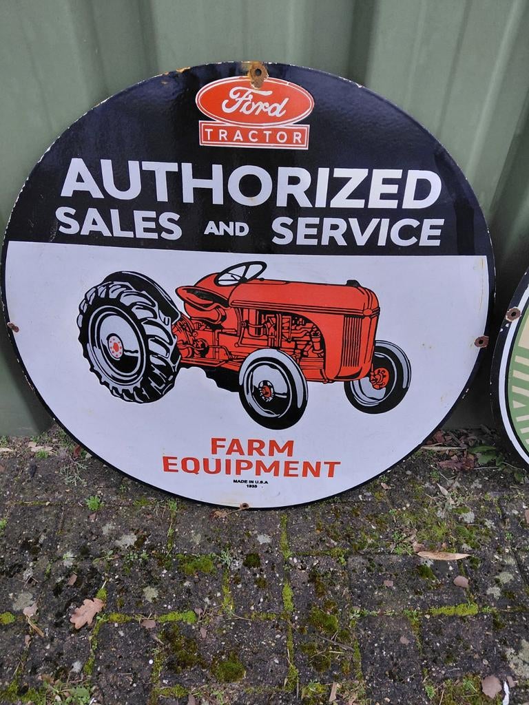 Emaile reclamebord, Ophalen of Verzenden, Transport