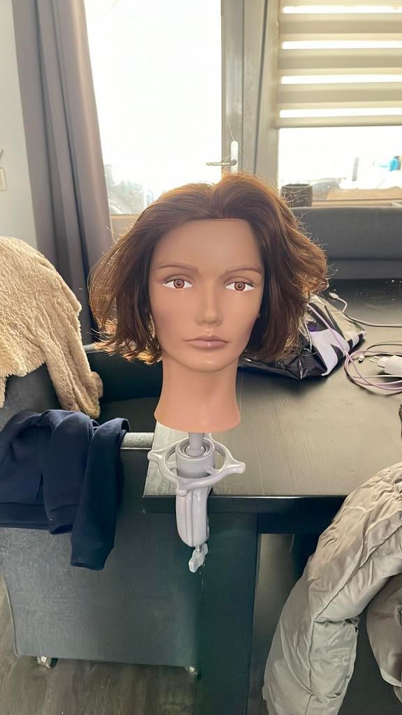 Pivot Point kappers oefenhoofd + oefen haarstukjes, Ophalen of Verzenden, Tondeuse