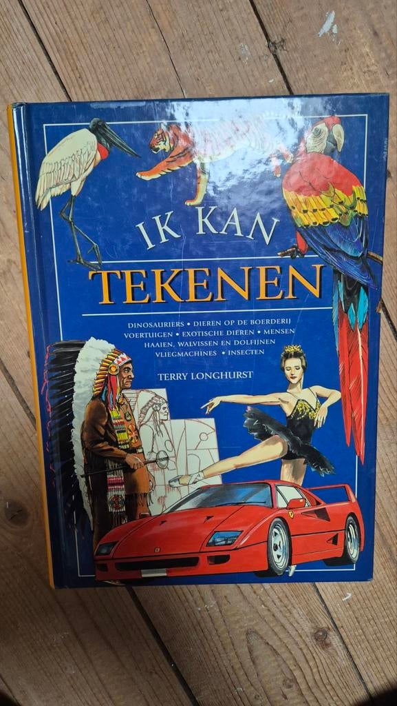 Ik Kan Tekenen - Leer Tekenen met Dit Boek!, Boeken, Hobby en Vrije tijd, Zo goed als nieuw, Tekenen en Schilderen, Geschikt voor kinderen