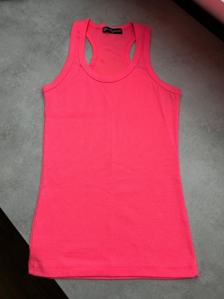 Neon pink sport top, Ophalen of Verzenden, Zo goed als nieuw, Roze, Eymasport