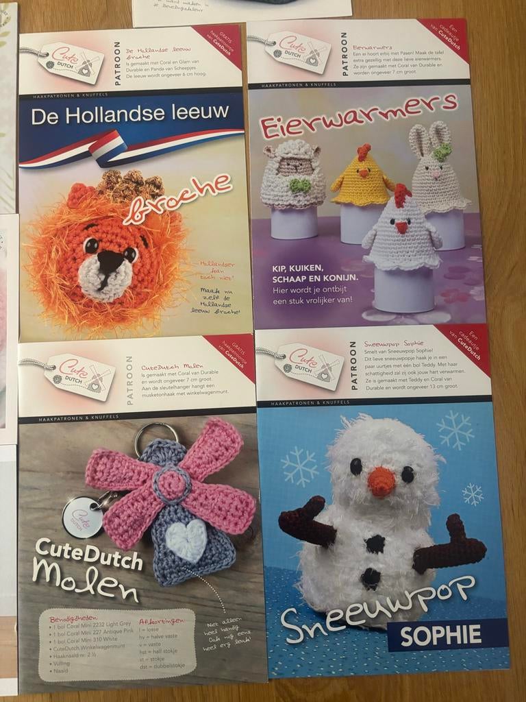 CuteDutch patroonboekjes - Nieuw!, Hobby en Vrije tijd, Breien en Haken, Nieuw, Haken, Patroon of Boek, Ophalen of Verzenden