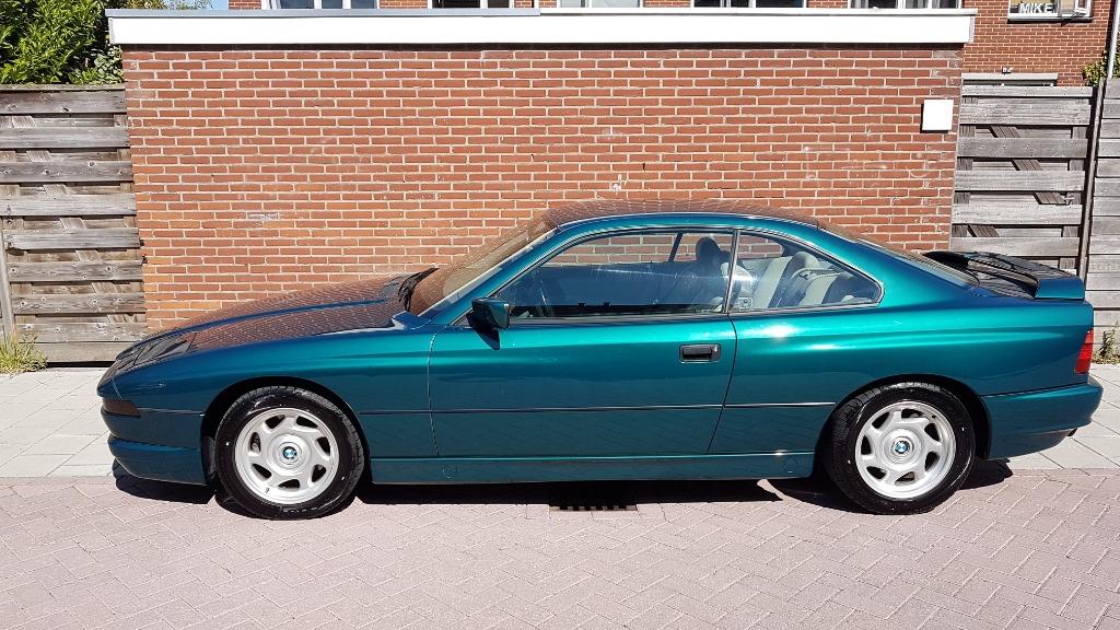 BMW 8-Serie 850i V12 5.0 AUT U9 1991 Groen origineel NL., Automaat, Beige, Stoelverwarming, 8-Serie