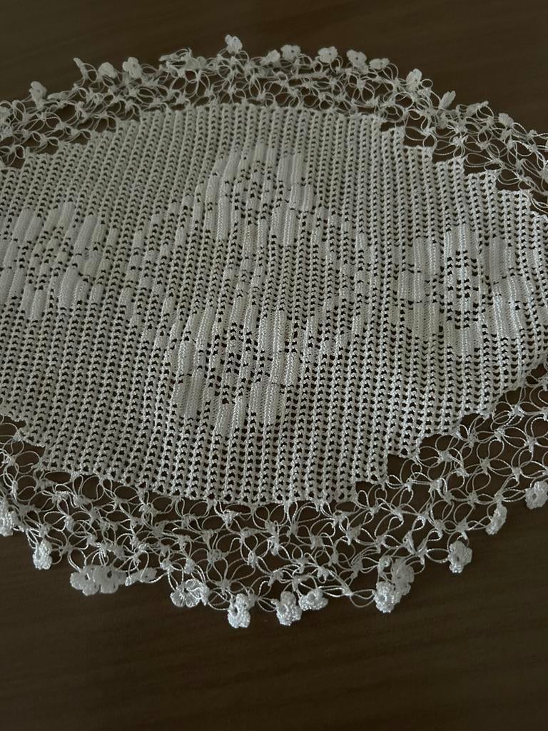 Handgebreide tafel kleed, Antiek en Kunst, Ophalen of Verzenden