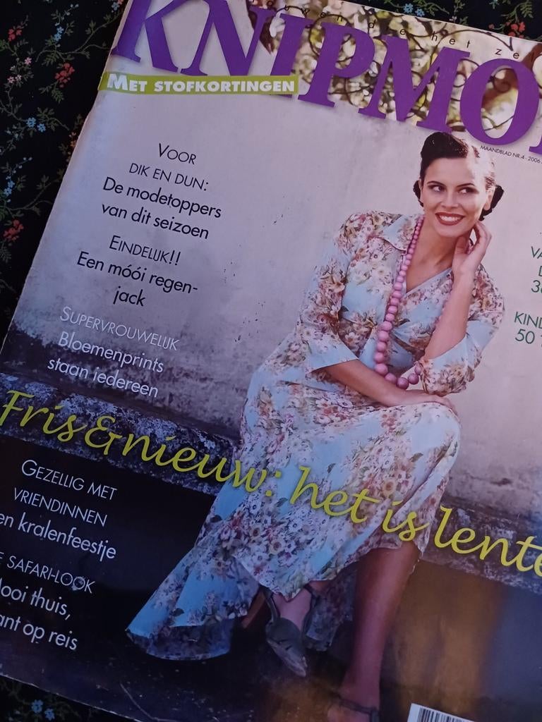 Knipmode patronen naaien lente zomer, Ophalen of Verzenden, Zo goed als nieuw, Vrouw, Knipmode