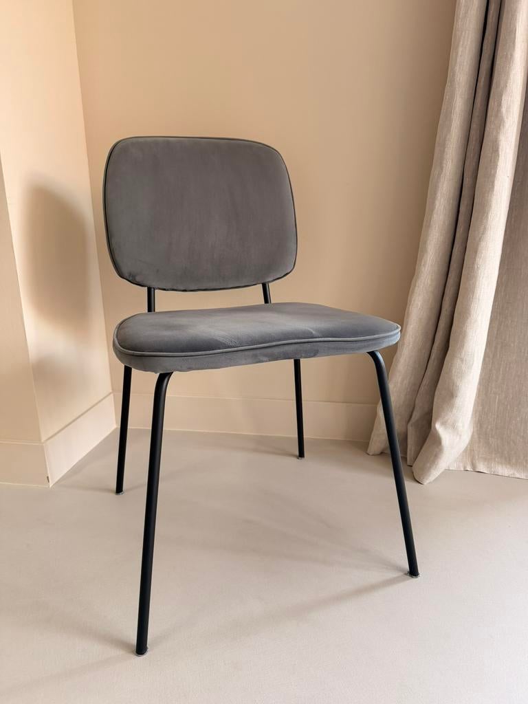 House Doctor Comma stoel grijs, Huis en Inrichting, Ophalen, Zo goed als nieuw, Stof, Eén