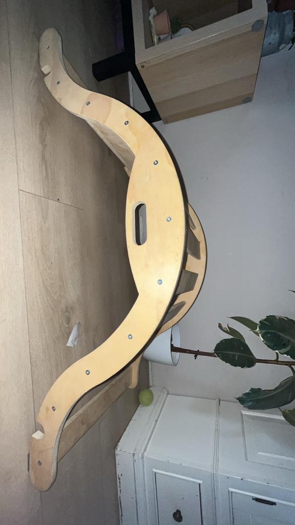 Houten klimtoestel binnen, Kinderen en Baby's, Speelgoed | Houten speelgoed, Ophalen, Zo goed als nieuw