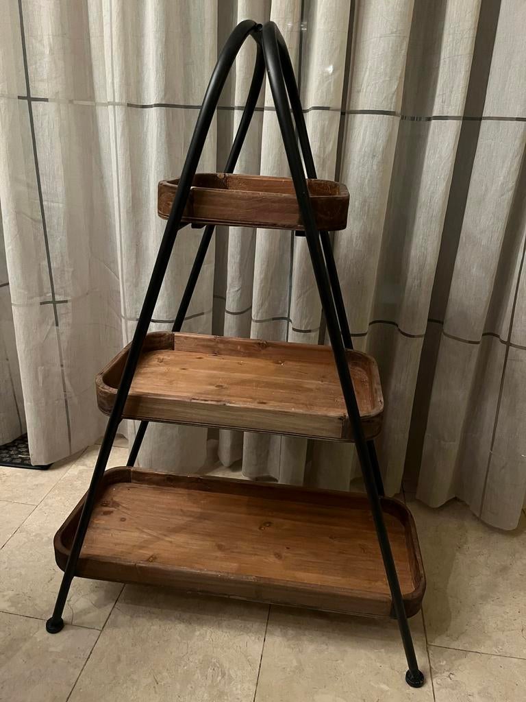 Grote etagere/schappenkast in pyramide vorm, Ophalen of Verzenden, Gebruikt