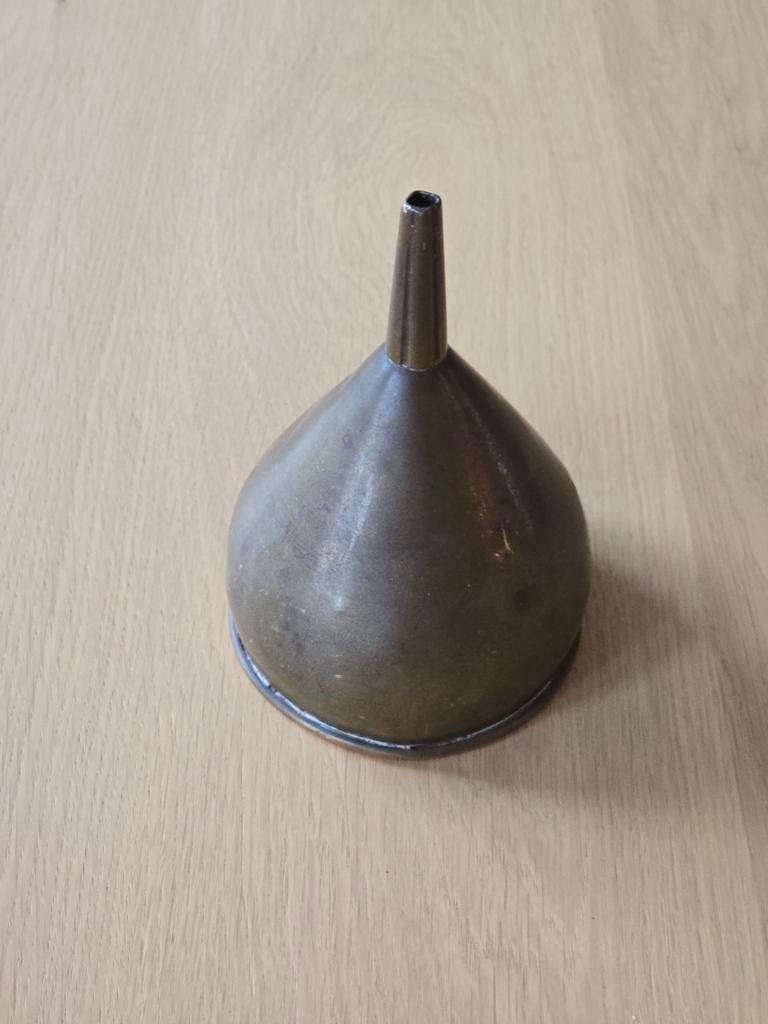 Prachtige antieke bolle koperen trechter eind 19e begin 20st, Antiek en Kunst, Ophalen of Verzenden