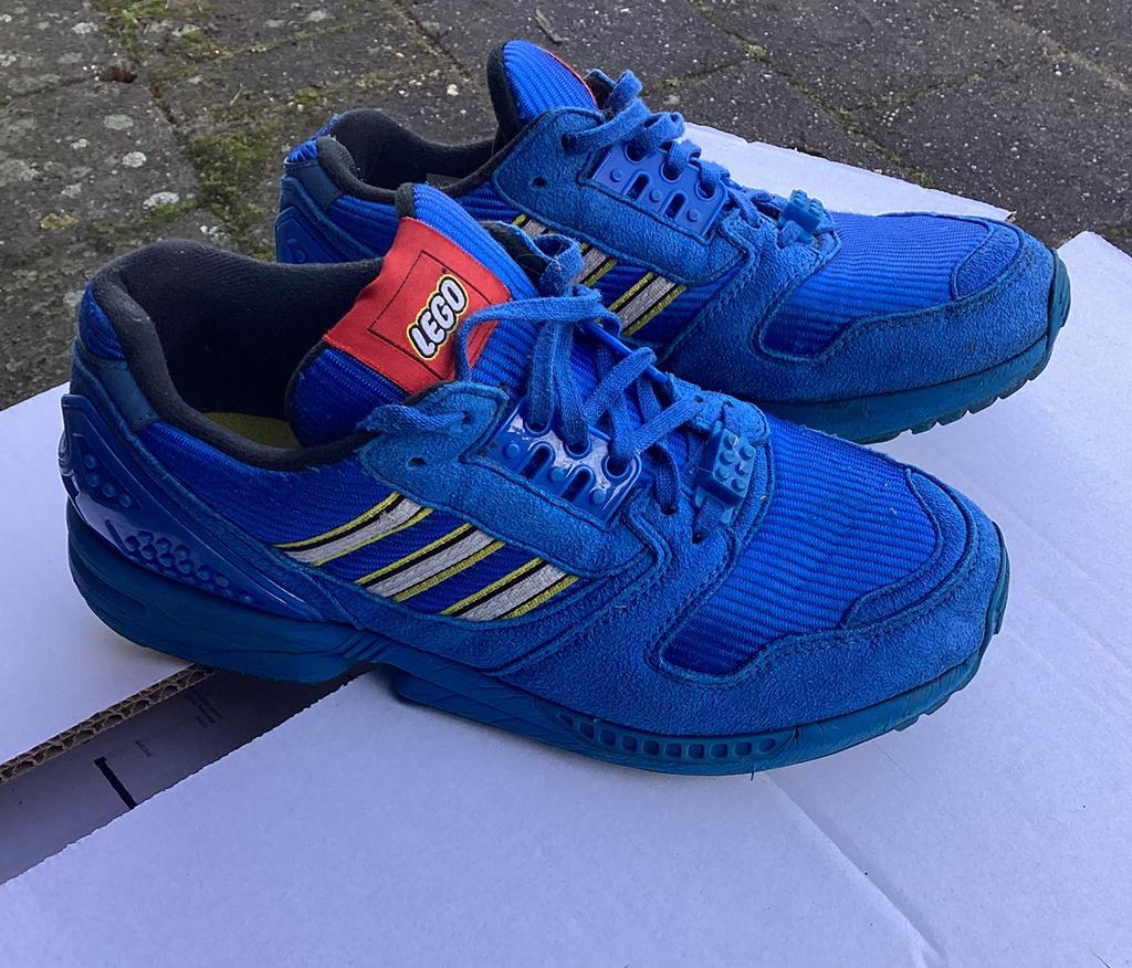 Adidas torsion zx8000 lego blauw maat 40 2/3, Ophalen, Zo goed als nieuw, Jongen of Meisje, Schoenen