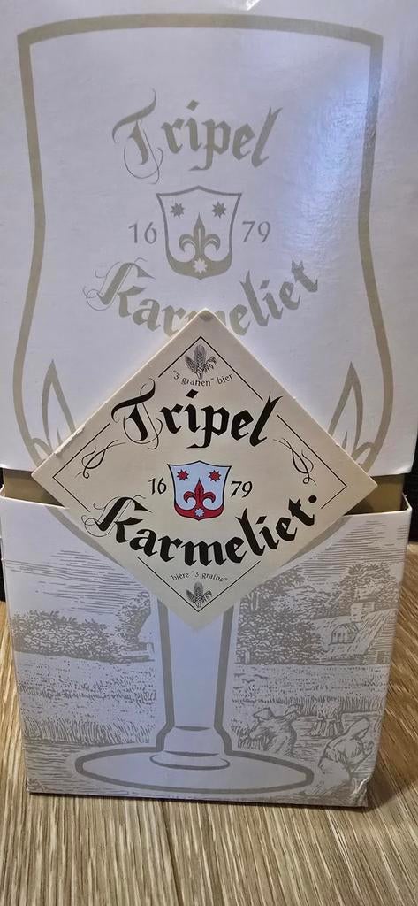 Tripel Karmeliet glas, Verzamelen, Biermerken, Ophalen of Verzenden, Nieuw, Glas of Glazen, Overige merken