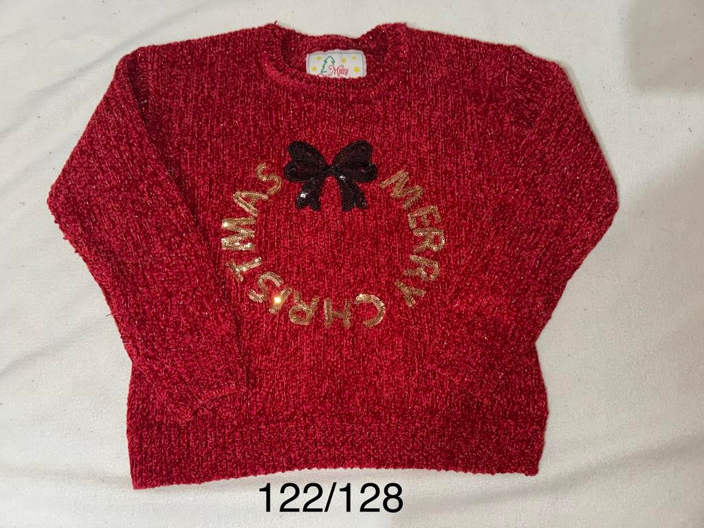 Kerst kleding set, Kinderen en Baby's, Kinderkleding | Maat 122, Ophalen of Verzenden, Zo goed als nieuw, Meisje, Setje