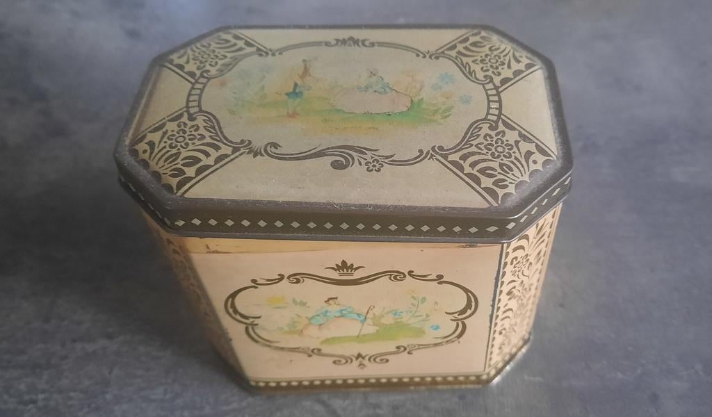 Vintage Koektrommel, Ophalen of Verzenden, Gebruikt, Koek(jes)