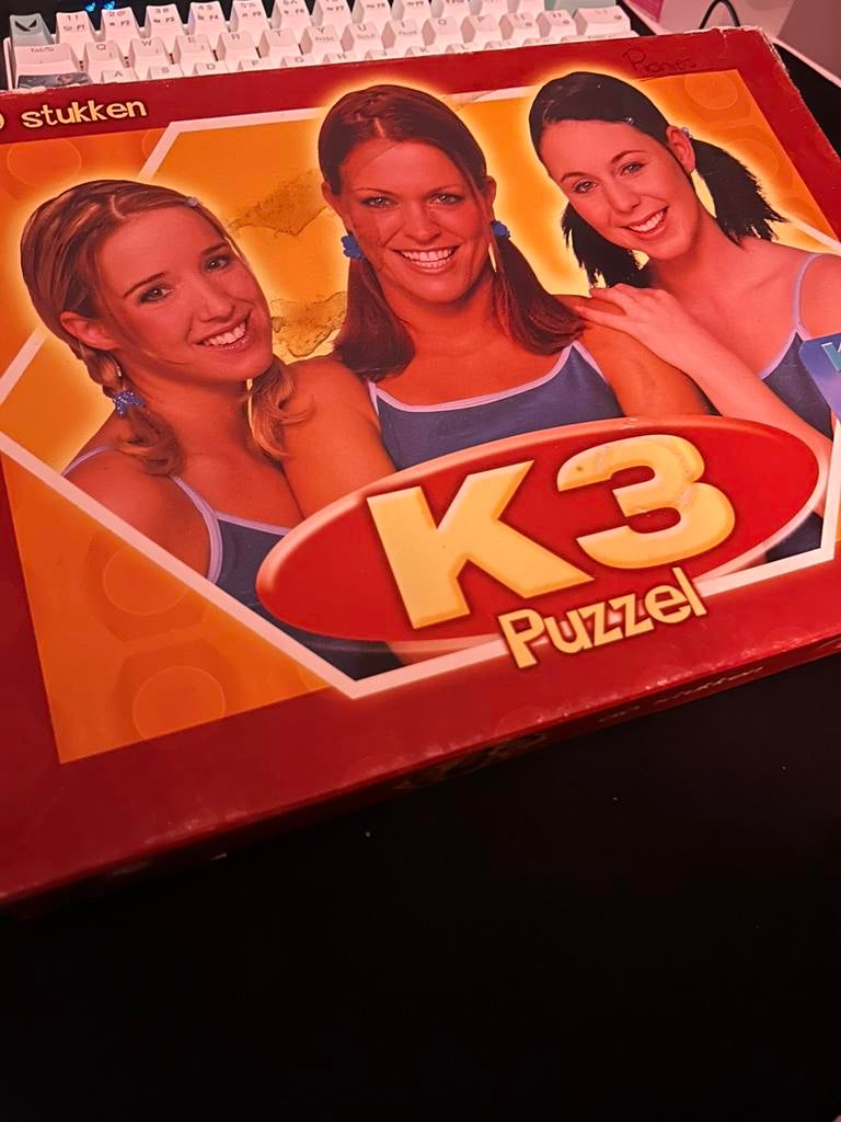 K3 puzzel, Ophalen, Meer dan 50 stukjes, Zo goed als nieuw, 6 jaar of ouder