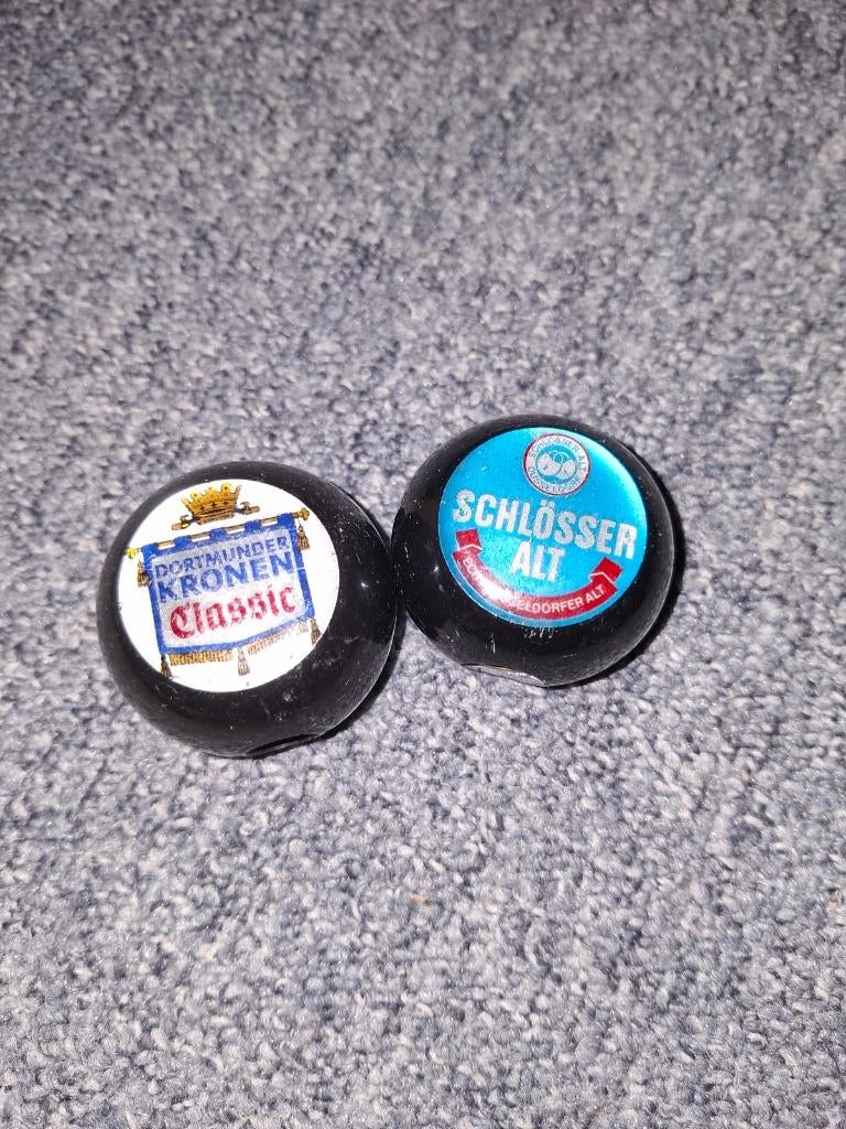 2 x Duits bier tapknop, Dortmunder, Schlosser, Ophalen of Verzenden, Gebruikt, Overige typen, Overige merken