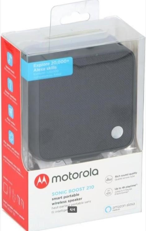 Motorola Sonic Boost 210 Speaker - Spraakgestuurd - NIEUW, Overige merken, Overige typen, Nieuw, Ophalen of Verzenden