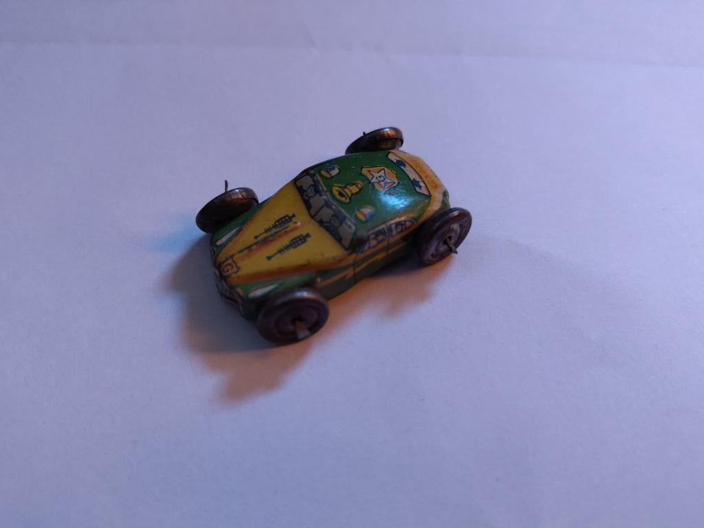 Antiek blikken autootje race auto mini, Ophalen of Verzenden, Gebruikt, Auto, Overige merken